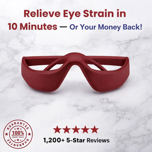 Aura EyeRelief Pro — Heated Eye Massager with Red Light Therapy & Vibration Aura Beauty Devices
