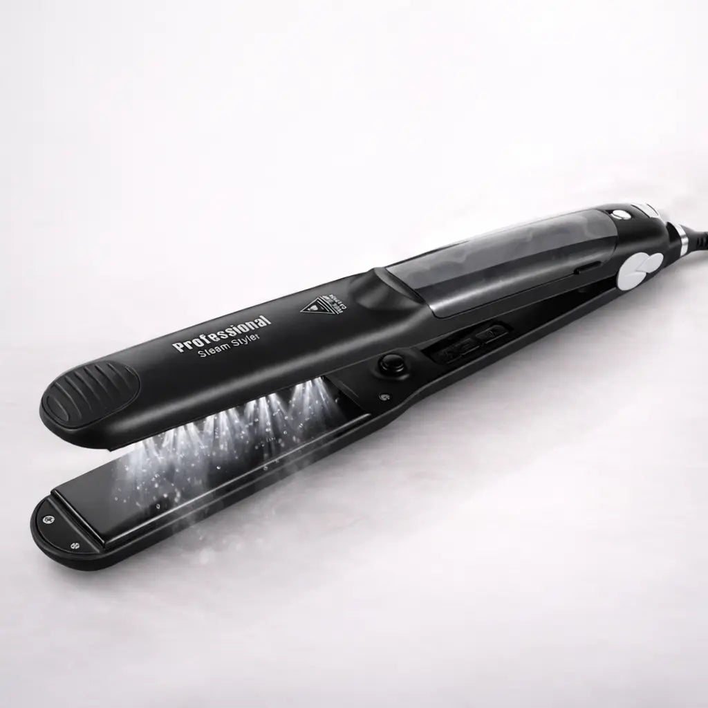 Aura SteamSilk Pro — Steam Hair Straightener for Smoother, Shinier, Less-Dry Styling Aura Beauty Devices
