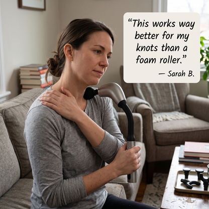 Aura Deep Tissue Percussion Massage Gun - High Power for Muscle Relief and Recovery
