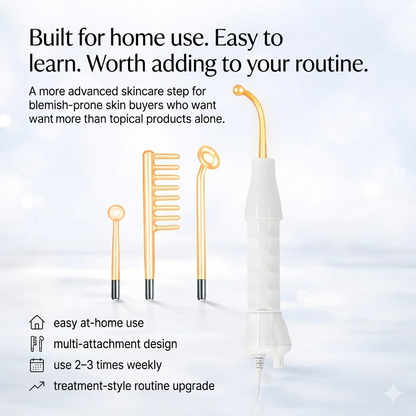 Aura ClearWave Pro — High Frequency Facial Wand for Blemish-Prone, Tired-Looking Skin Aura Beauty Devices