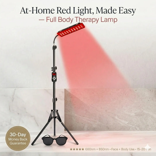 Aura RedGlow Pro Full Body Red Light Therapy Lamp Aura Beauty Devices
