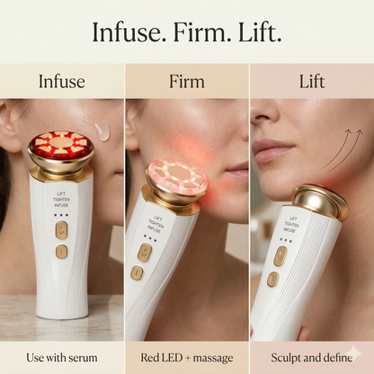 Aura FaceLift Pro — 3-in-1 Facial Device for Better Serum Absorption & Firmer-Looking Skin Aura Beauty Devices