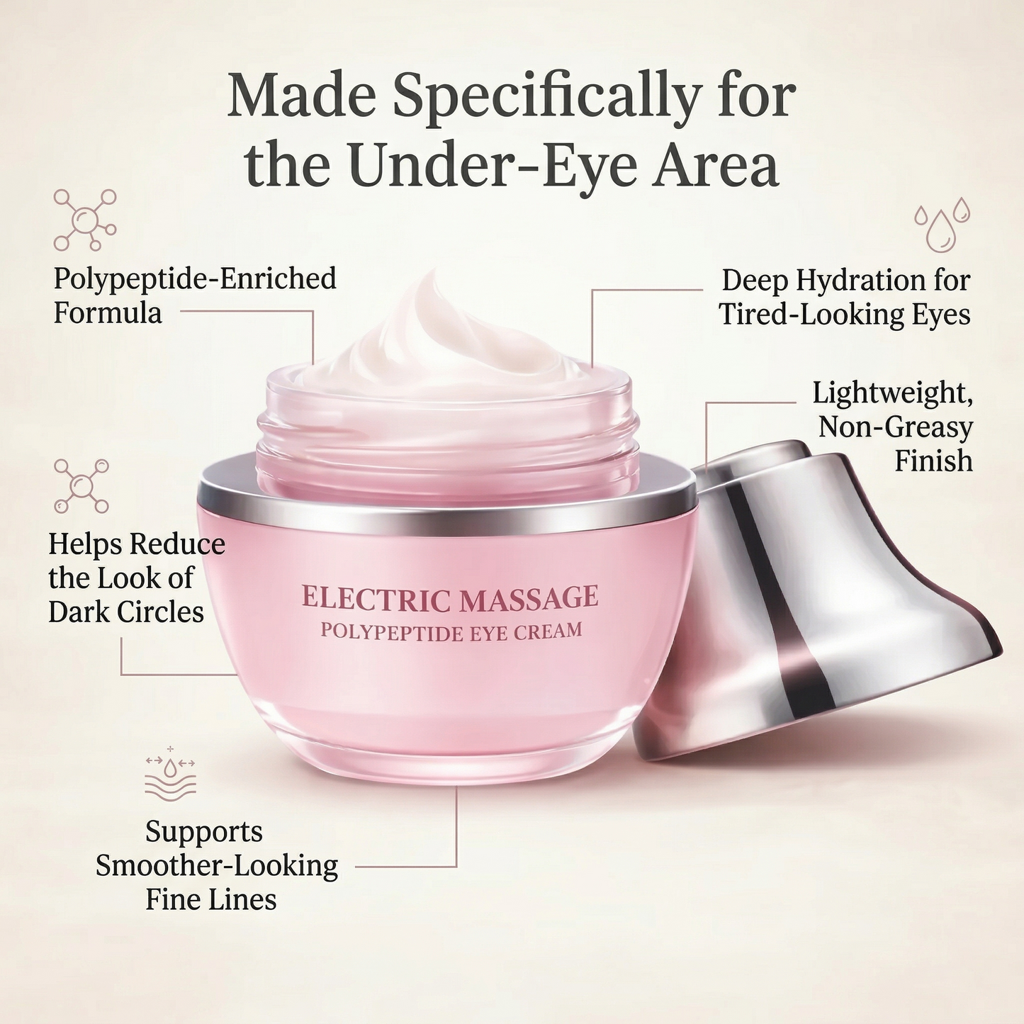Aura EyeRenew Cream Polypeptide Firming Eye Cream Aura Beauty Devices