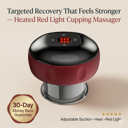 Aura CuppingGlow Pro Heated Red Light Cupping Massager Aura Beauty Devices
