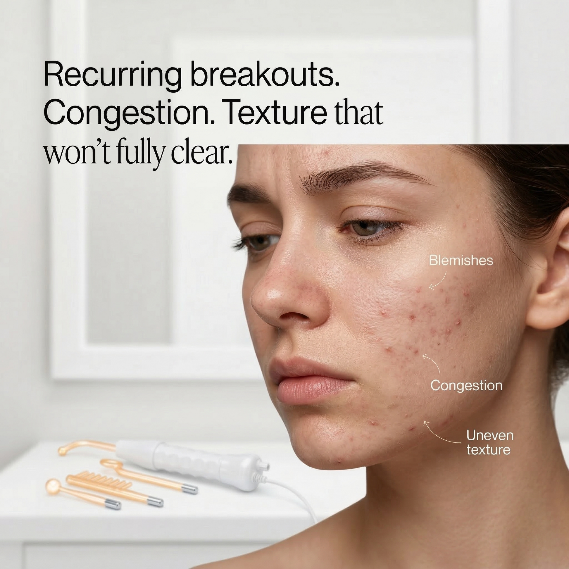 Aura ClearWave Pro — High Frequency Facial Wand for Blemish-Prone, Tired-Looking Skin Aura Beauty Devices