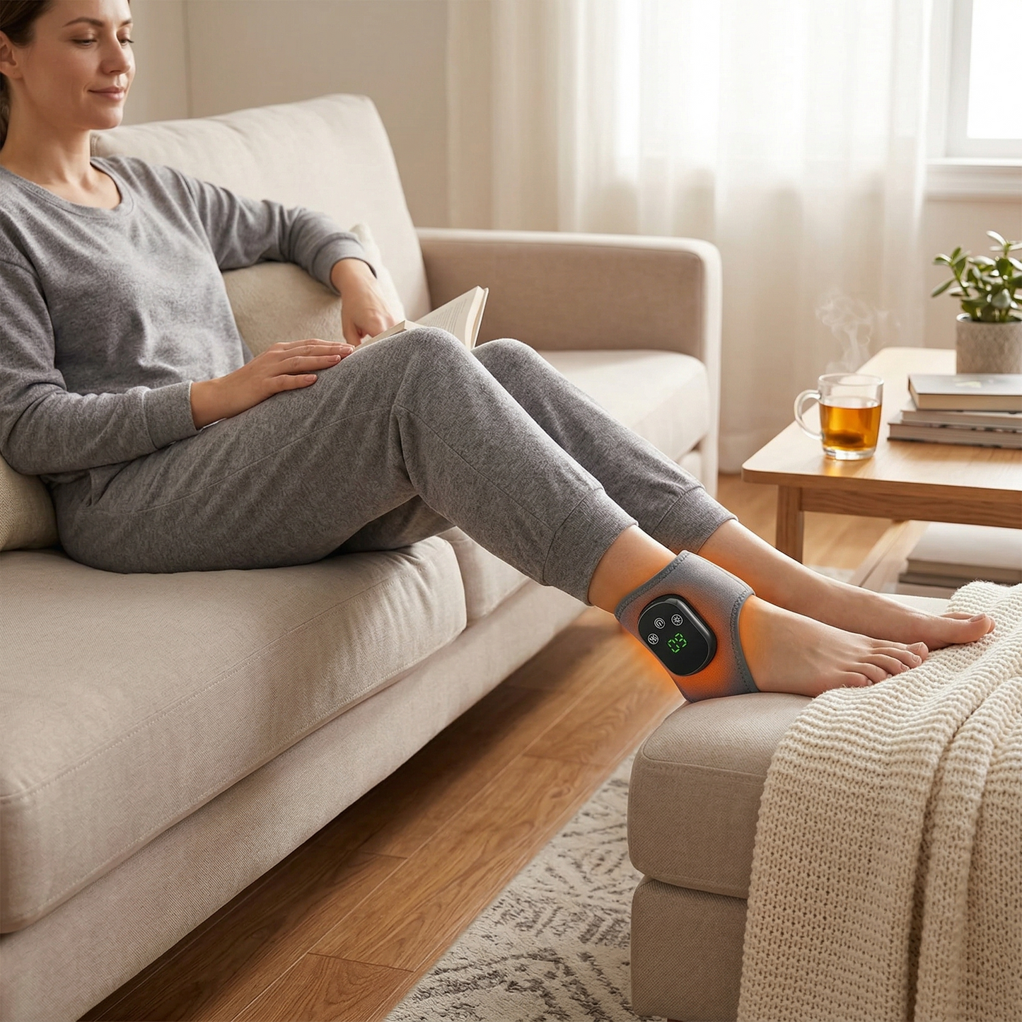 Aura HeatRelief Wrap Heated Ankle & Wrist Massager Aura Beauty Devices