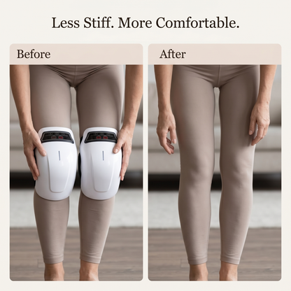 Aura Air Compression Knee Massager with Heat - Targeted Knee Pain and Joint Relief