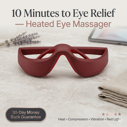 Aura EyeRelief Pro Red Light Heated Eye Massager Aura Beauty Devices