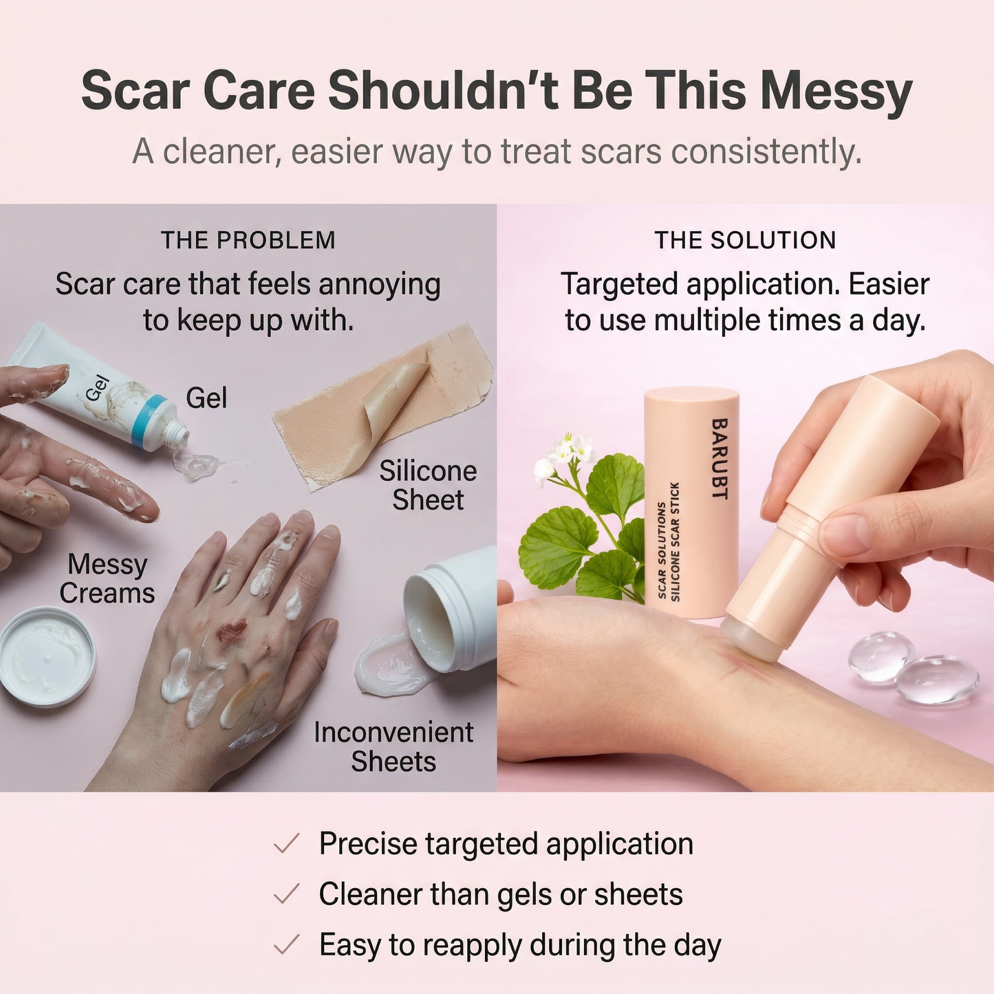 Aura ScarSmooth Stick Silicone Scar Treatment Stick Aura Beauty Devices