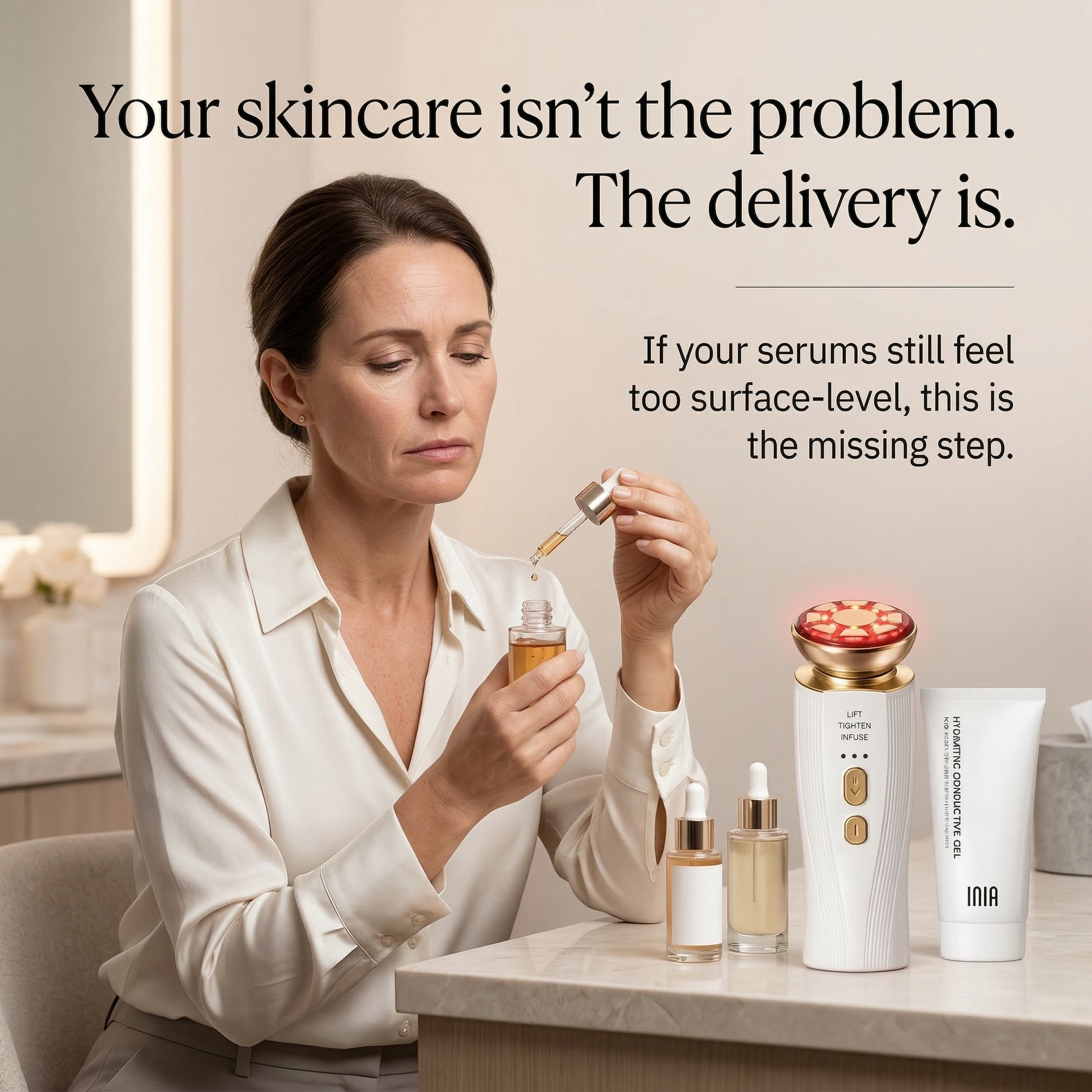 Aura FaceLift Pro — 3-in-1 Facial Device for Better Serum Absorption & Firmer-Looking Skin Aura Beauty Devices