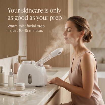 Aura MistGlow Pro — Warm Mist Facial Steamer with Aromatherapy & 360° Rotating Arm Aura Beauty Devices