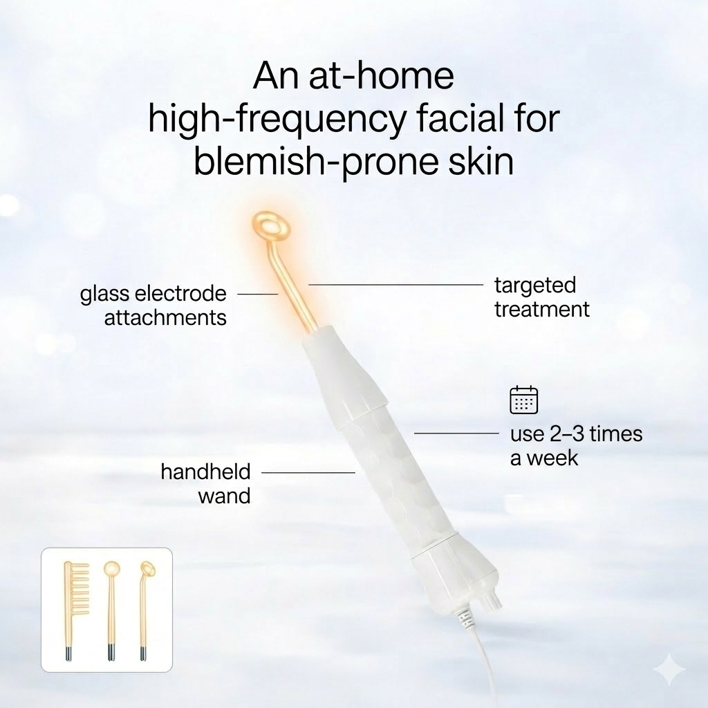 Aura ClearWave Pro — High Frequency Facial Wand for Blemish-Prone, Tired-Looking Skin Aura Beauty Devices