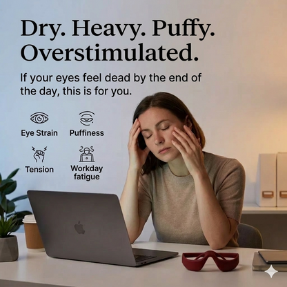 Aura EyeRelief Pro — Heated Eye Massager with Red Light Therapy & Vibration Aura Beauty Devices
