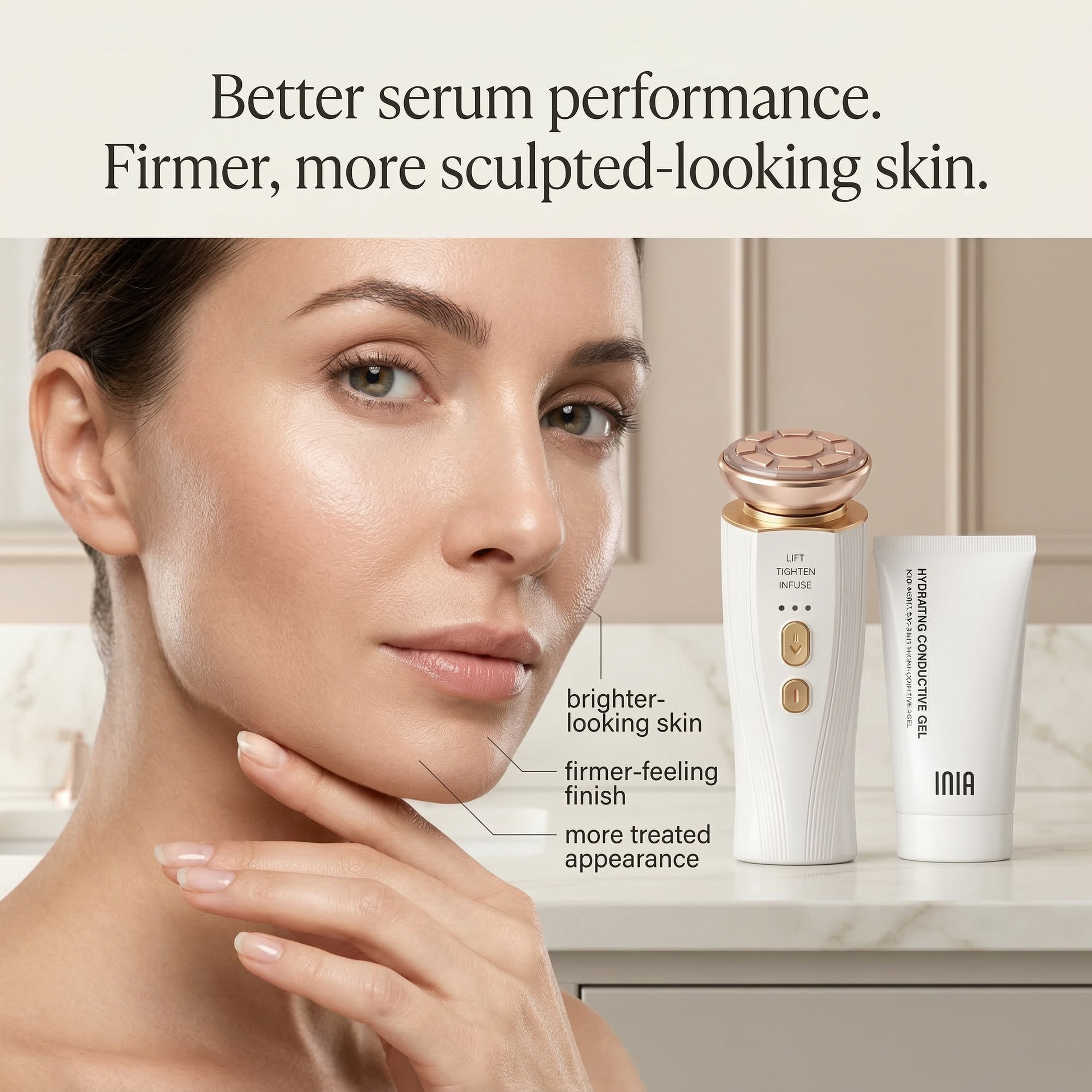 Aura FaceLift Pro — 3-in-1 Facial Device for Better Serum Absorption & Firmer-Looking Skin Aura Beauty Devices