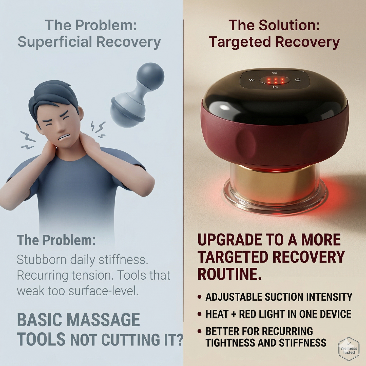 Aura CuppingGlow Pro Heated Red Light Cupping Massager Aura Beauty Devices