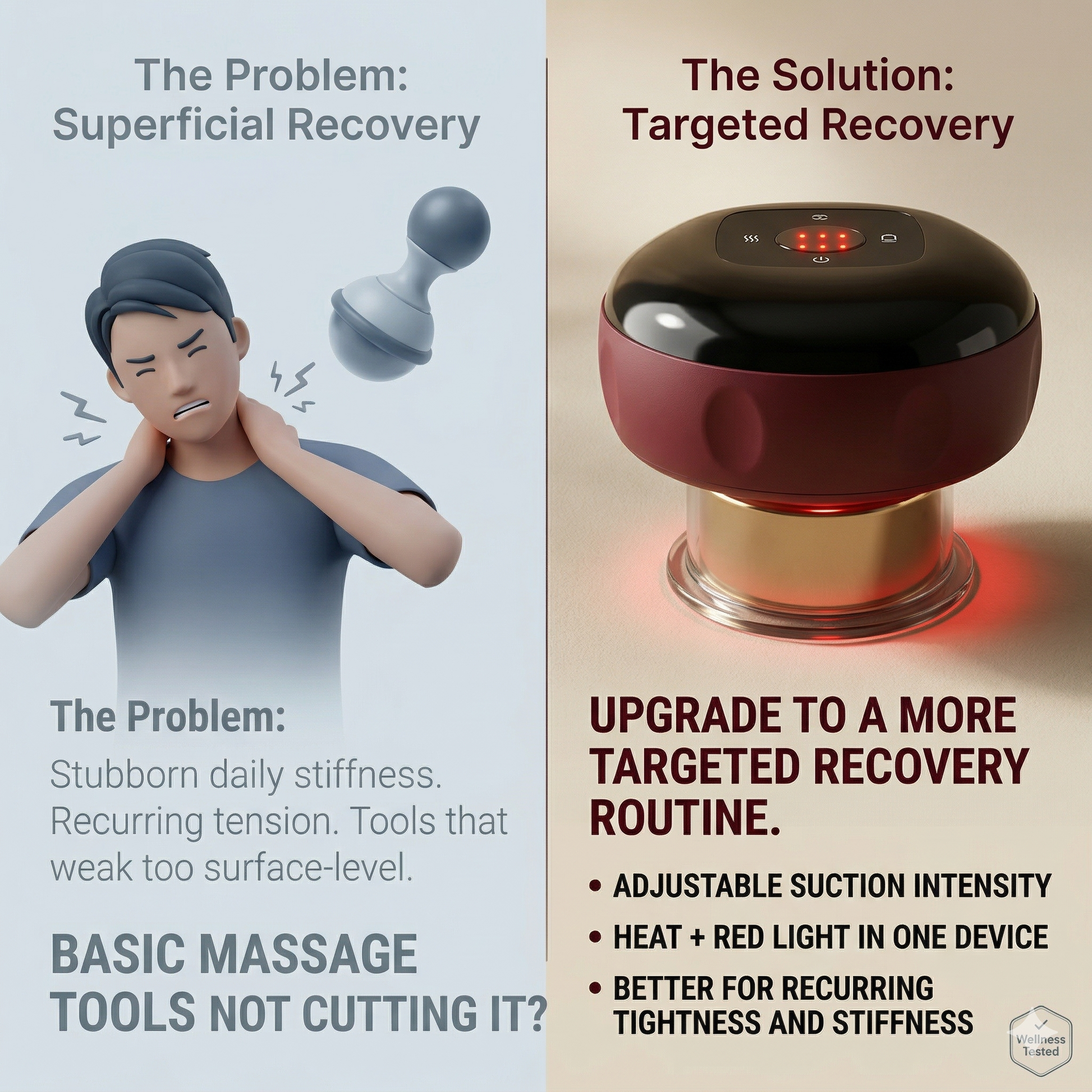 Aura CuppingGlow Pro Heated Red Light Cupping Massager Aura Beauty Devices