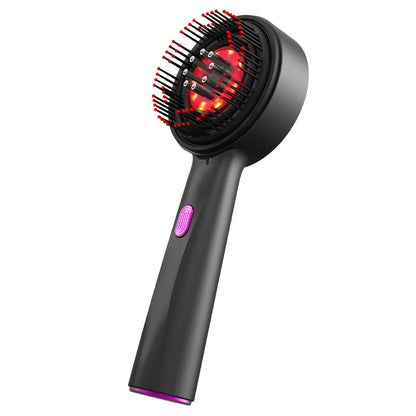 Aura Red Light Scalp Massage Comb - 630nm LED for Scalp Health and Hair Growth